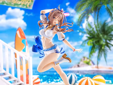 The Idolmaster Gakuen Rina Himezaki ("With You" in Semi Blue Outfit Bonus Ver.) 1/7 Scale Limited Edition Figure