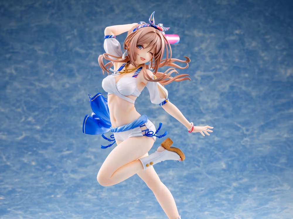 The Idolmaster Gakuen Rina Himezaki ("With You" in Semi Blue Outfit Ver.) 1/7 Scale Figure