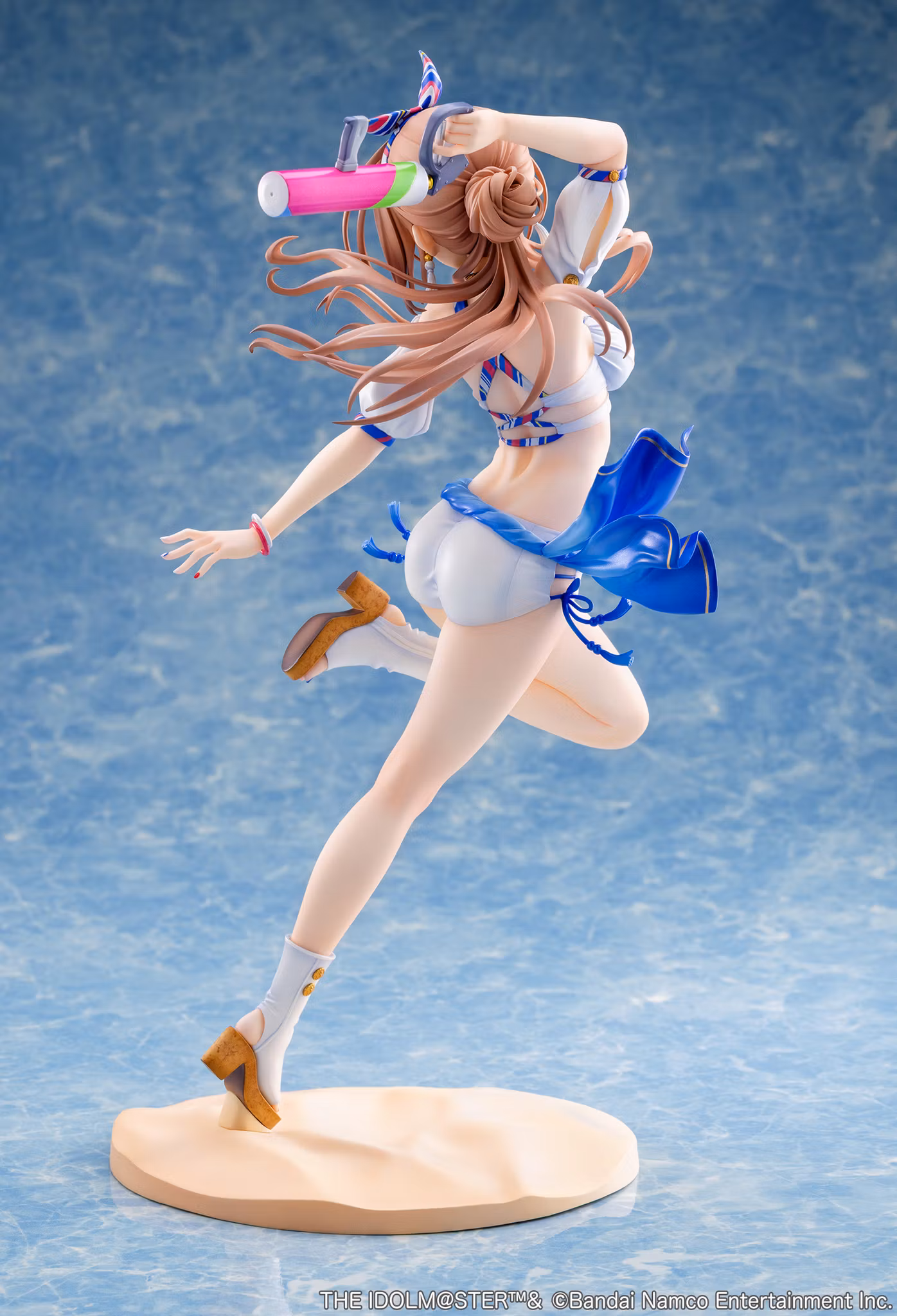 The Idolmaster Gakuen Rina Himezaki ("With You" in Semi Blue Outfit Ver.) 1/7 Scale Figure