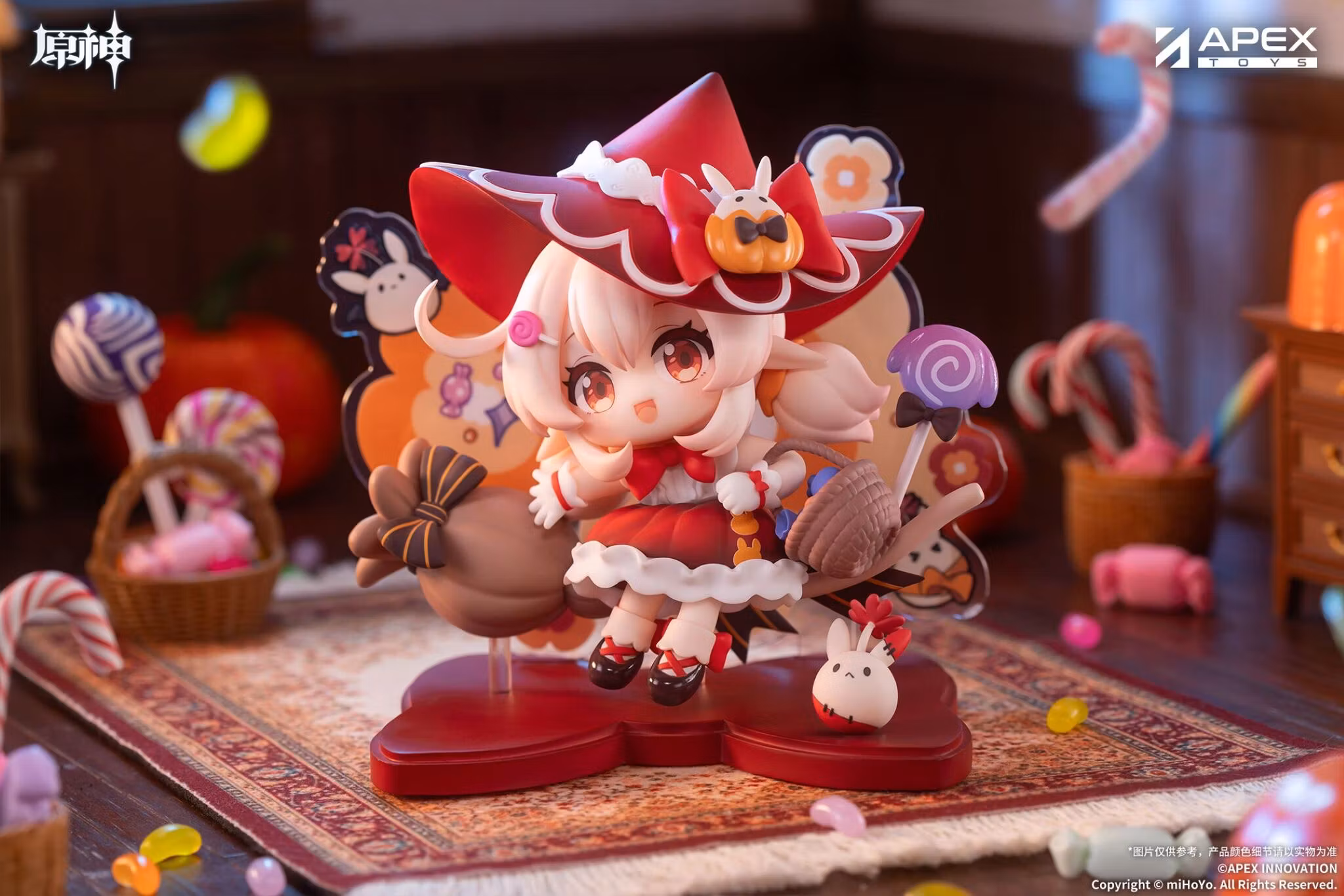 Genshin Impact Twilight Whimsy Klee Chibi Figure (With Bonus)