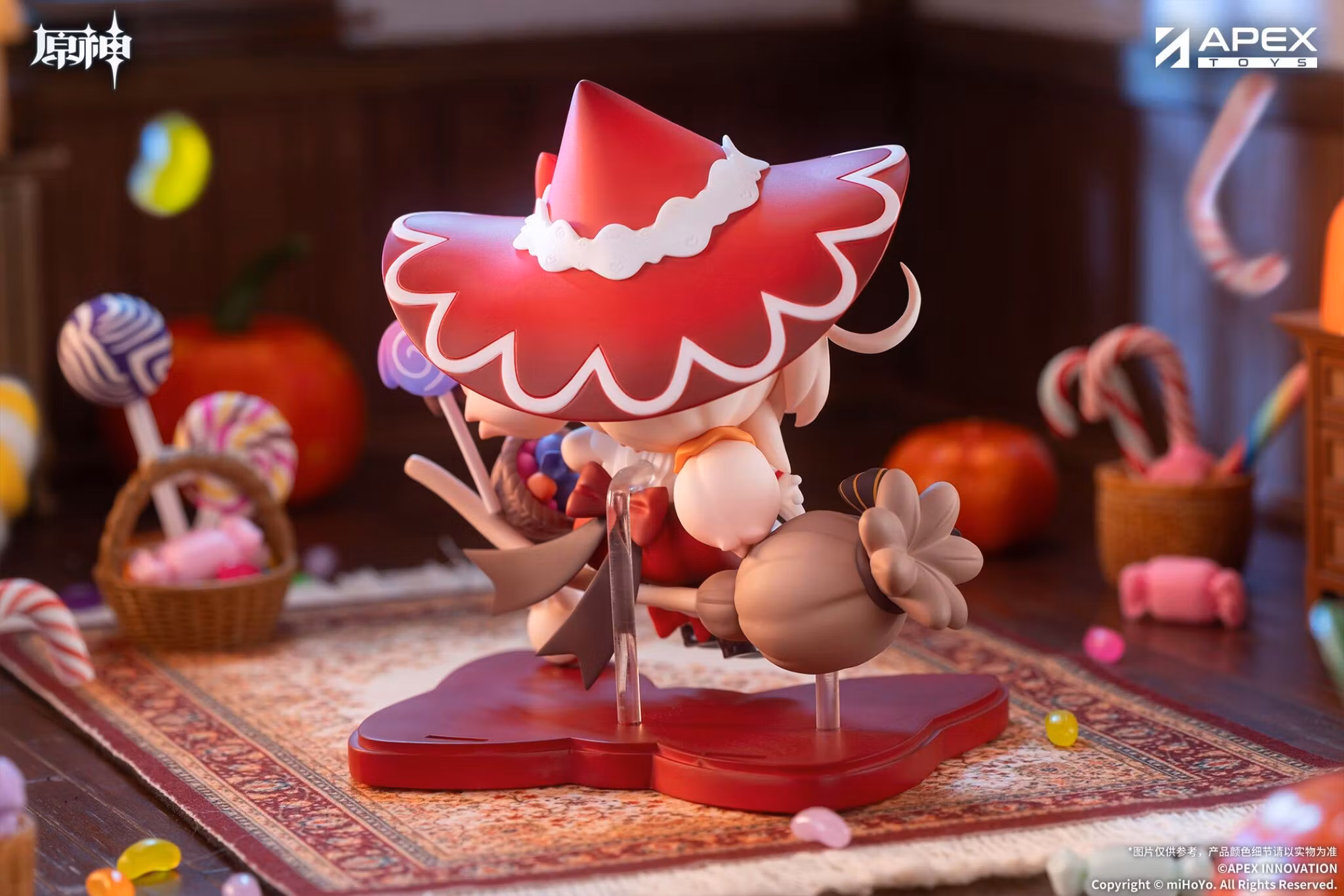 Genshin Impact Twilight Whimsy Klee Chibi Figure (With Bonus)