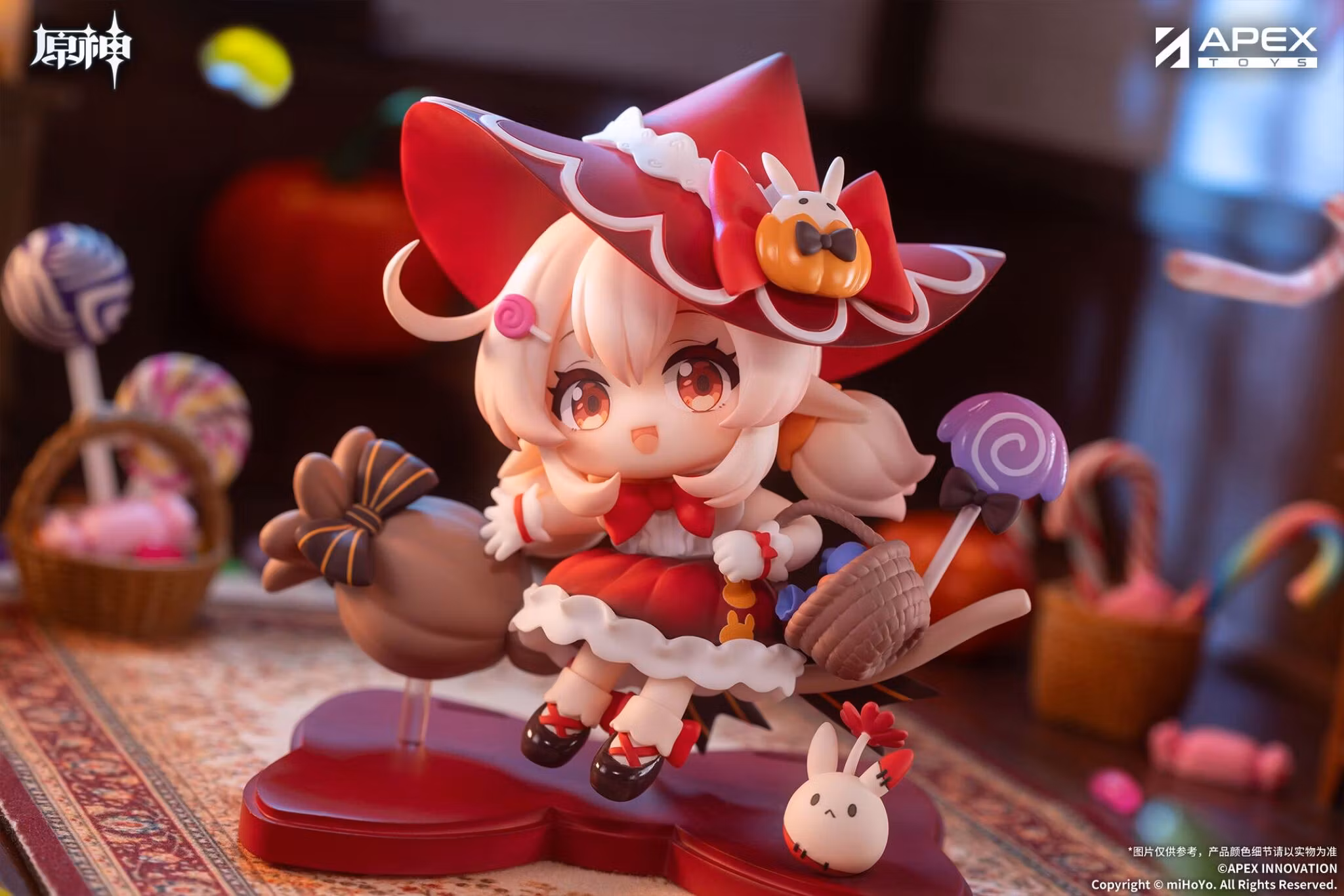Genshin Impact Twilight Whimsy Klee Chibi Figure (With Bonus)