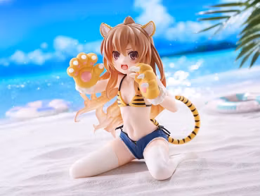 Toradora! Desktop Cute Taiga Aisaka (Tiger Costume Swimwear Ver.) Figure