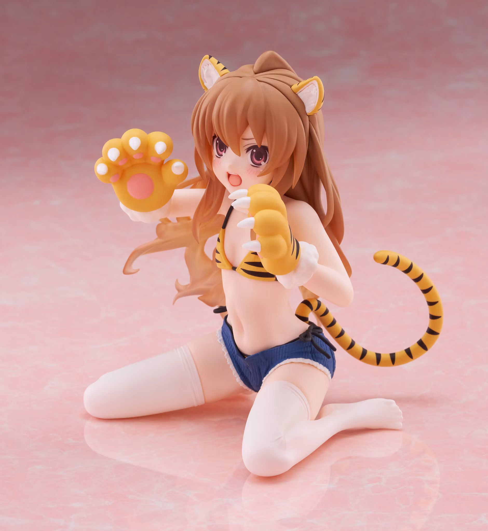 Toradora! Desktop Cute Taiga Aisaka (Tiger Costume Swimwear Ver.) Figure