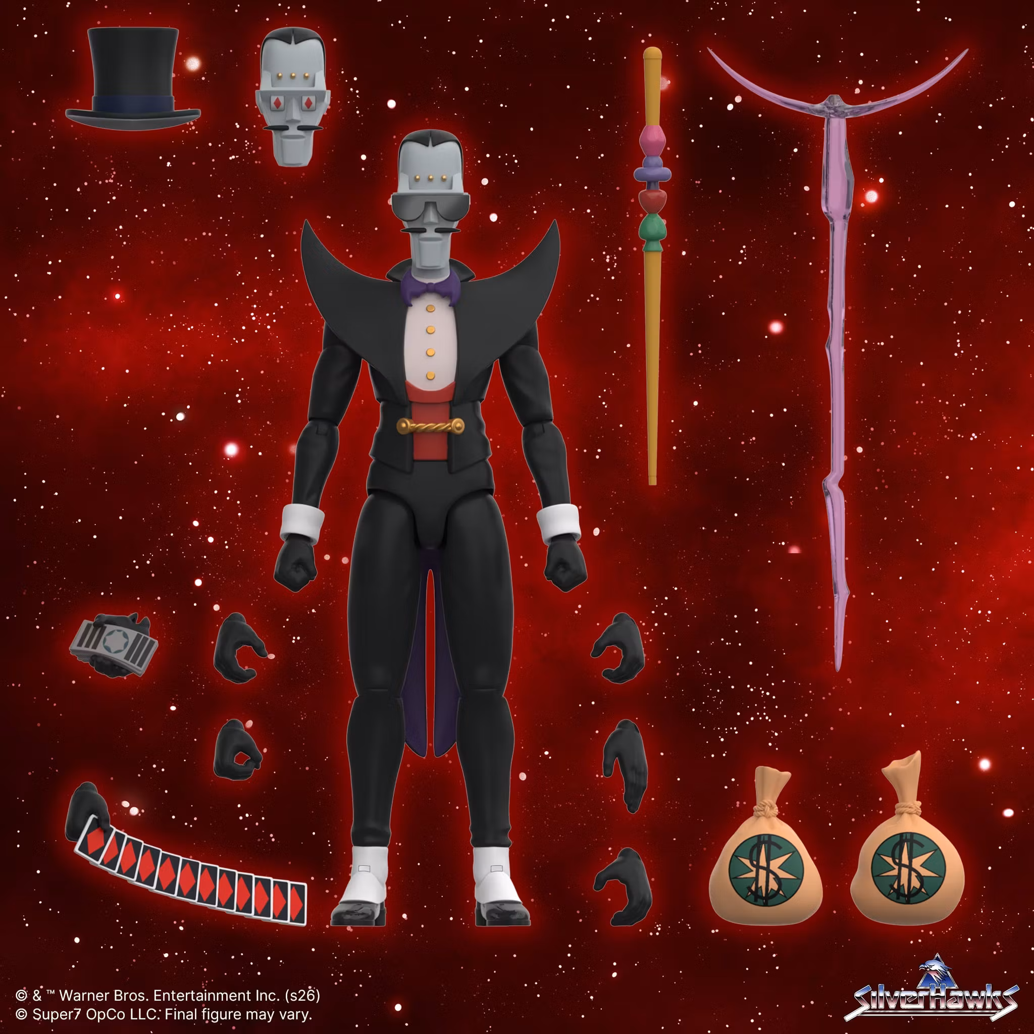 SilverHawks ULTIMATES! Poker-Face (Toon) Action Figure