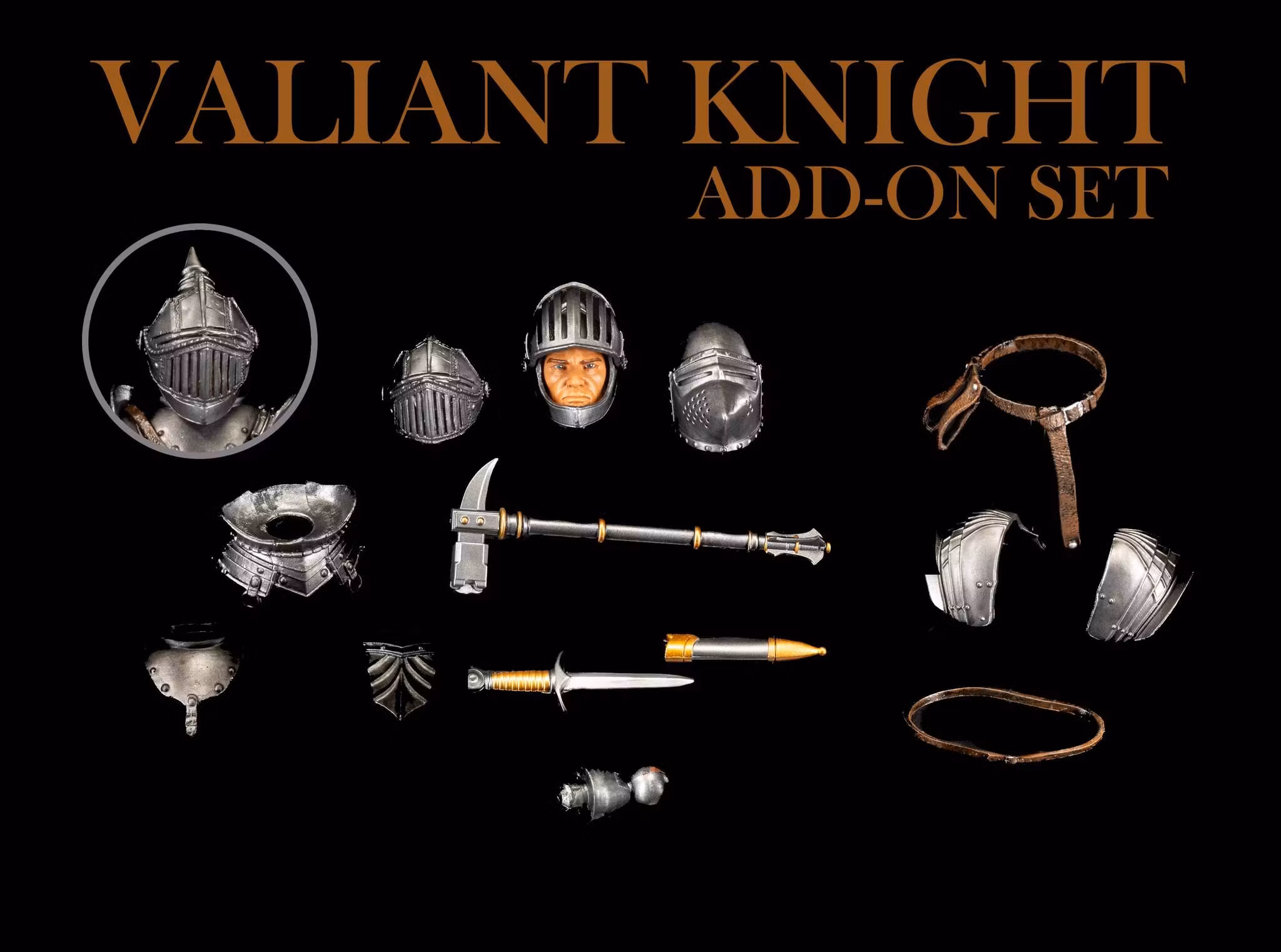 Mythic Legions Valiant Knight Add-On Accessory Set