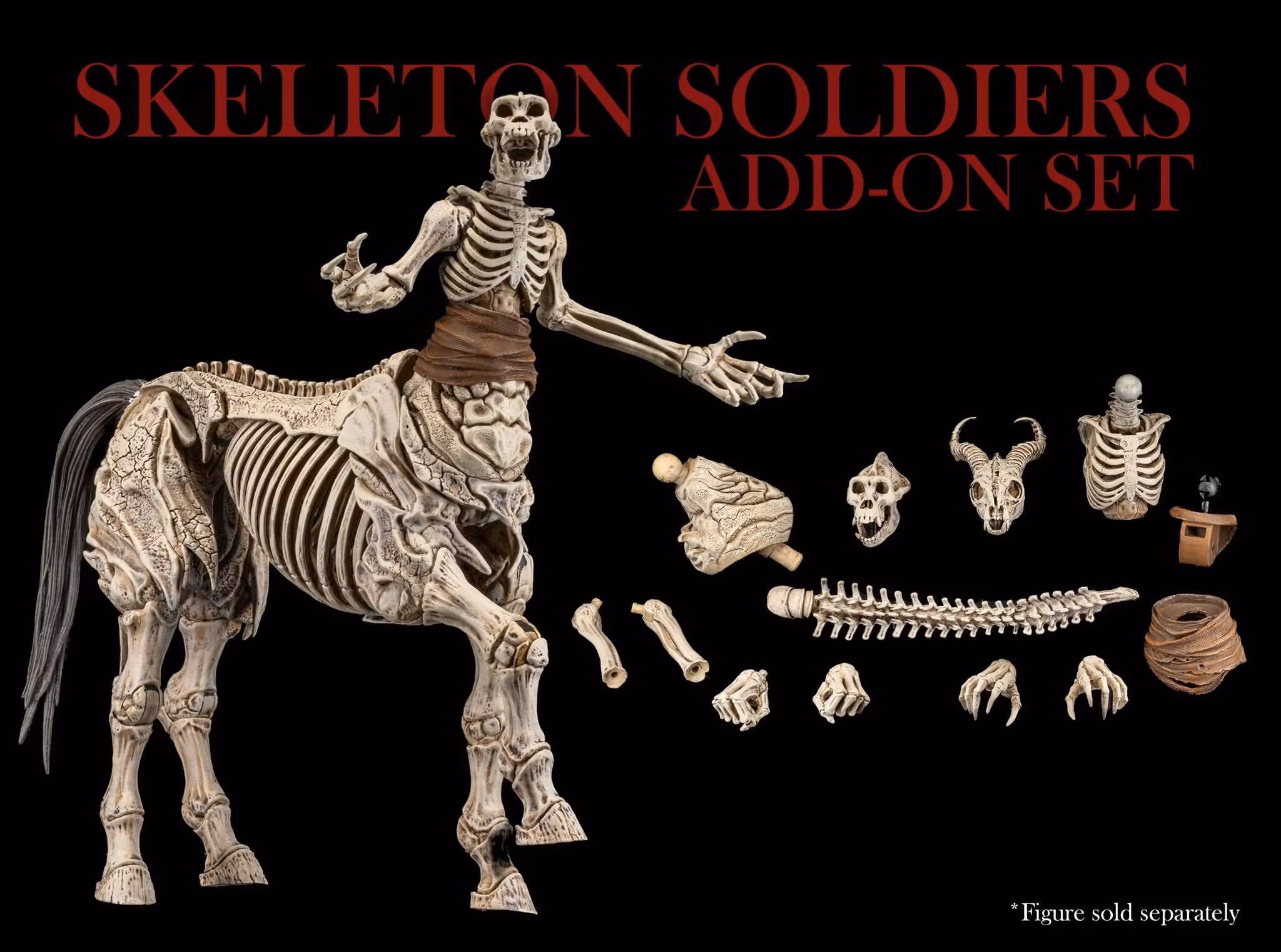 Mythic Legions Skeleton Soldiers Add-On Accessory Set