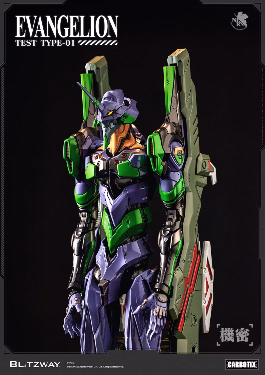 Rebuild of Evangelion Carbotix Evangelion Test Type Unit-01 (DX Ver.) Action Figure