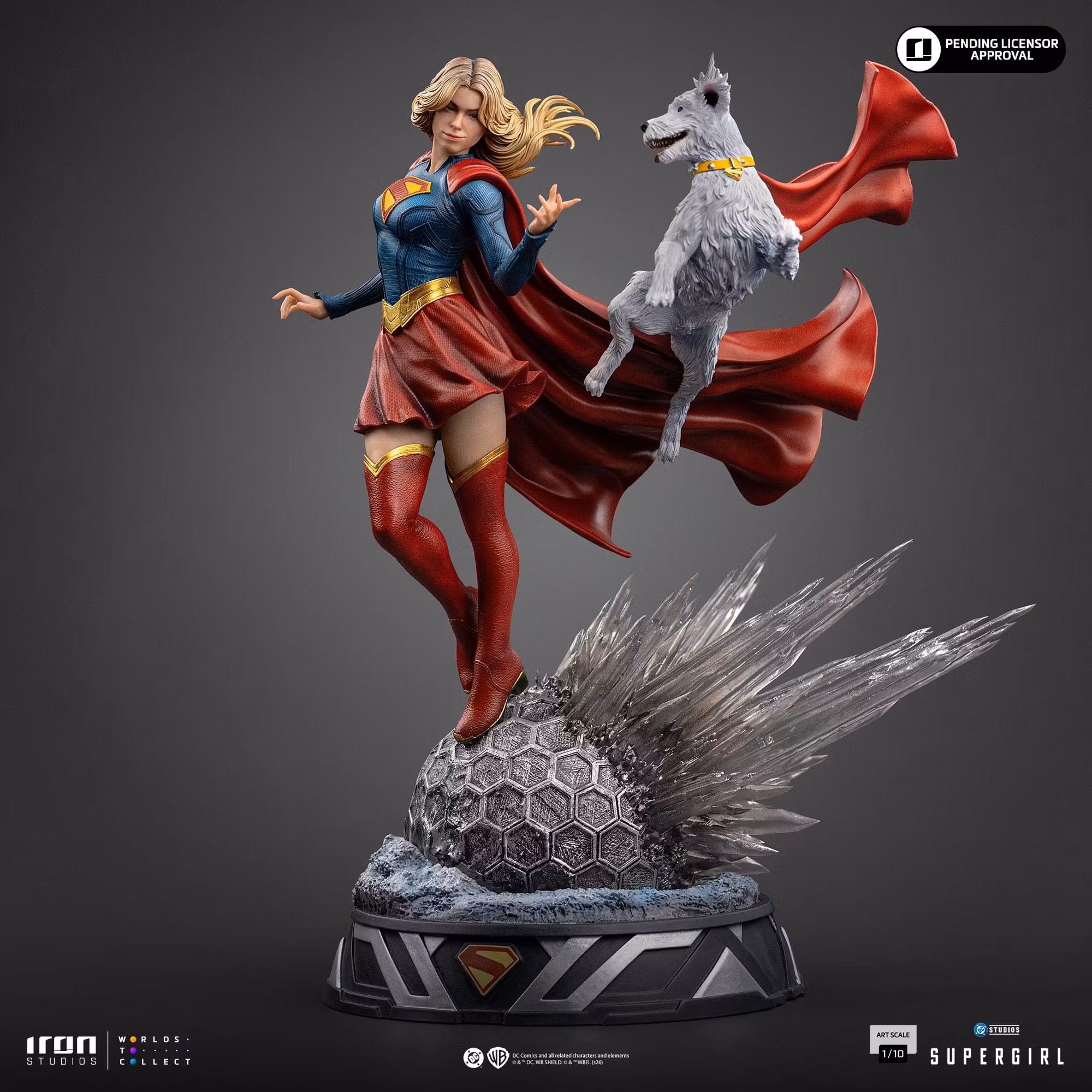 Supergirl (2026) Supergirl & Krypto 1/10 Art Scale Statue
