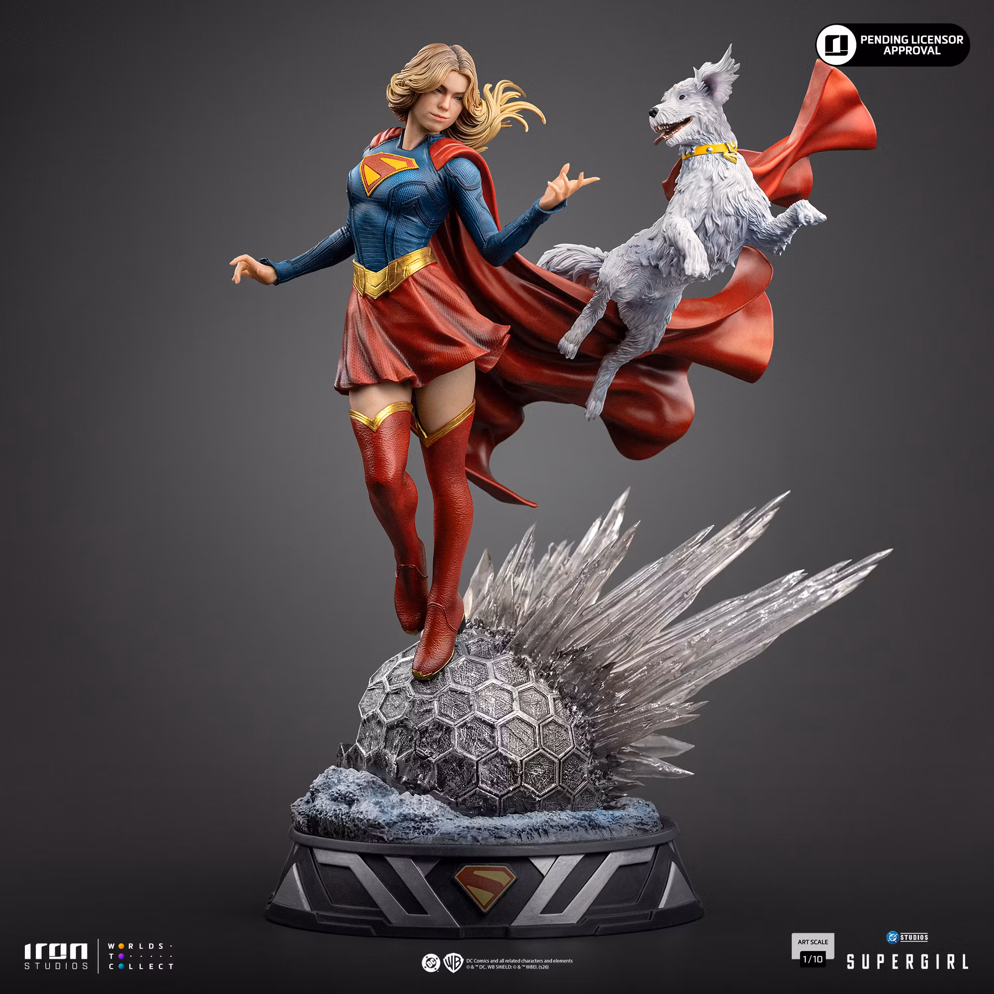 Supergirl (2026) Supergirl & Krypto 1/10 Art Scale Statue