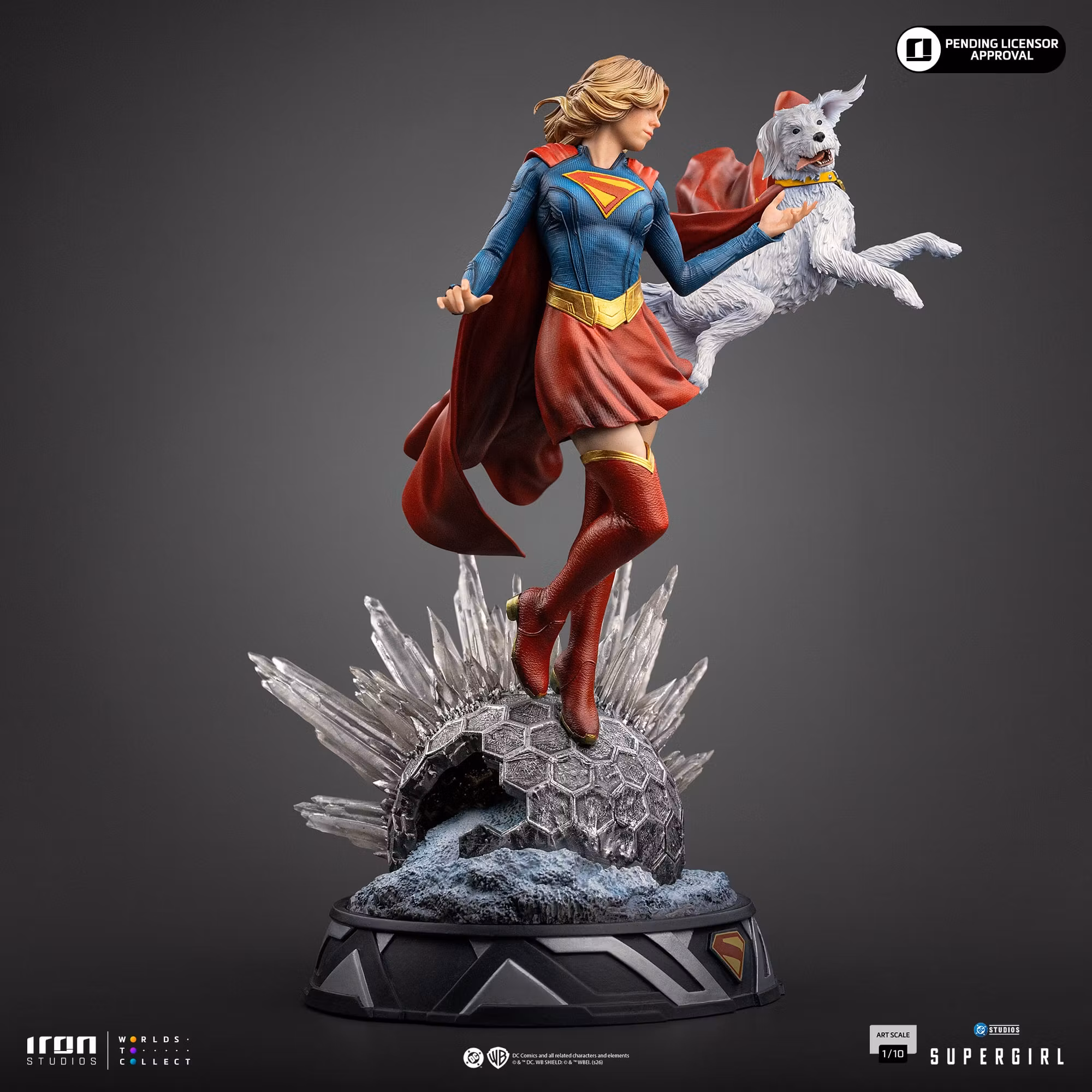 Supergirl (2026) Supergirl & Krypto 1/10 Art Scale Statue