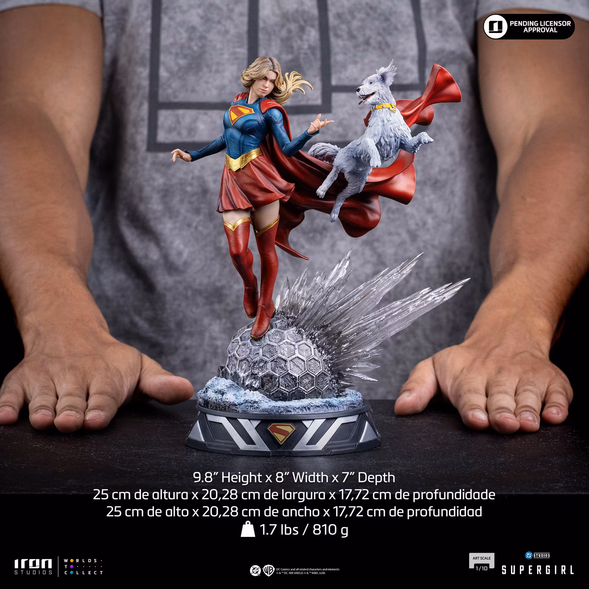 Supergirl (2026) Supergirl & Krypto 1/10 Art Scale Statue