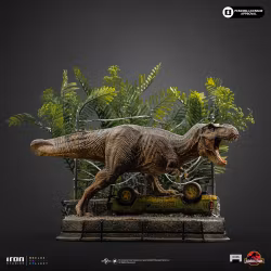 Jurassic Park Icons T-Rex Breakout Set A Scene Statue