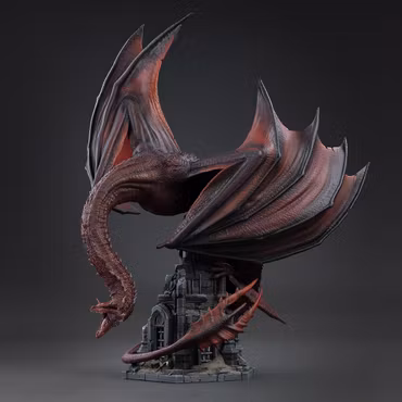 House of the Dragon Icons Caraxes Statue