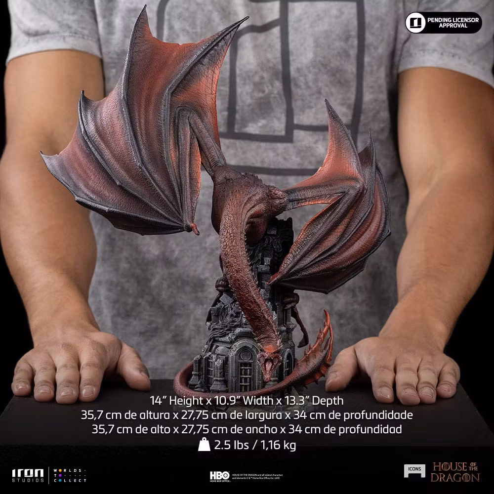 House of the Dragon Icons Caraxes Statue