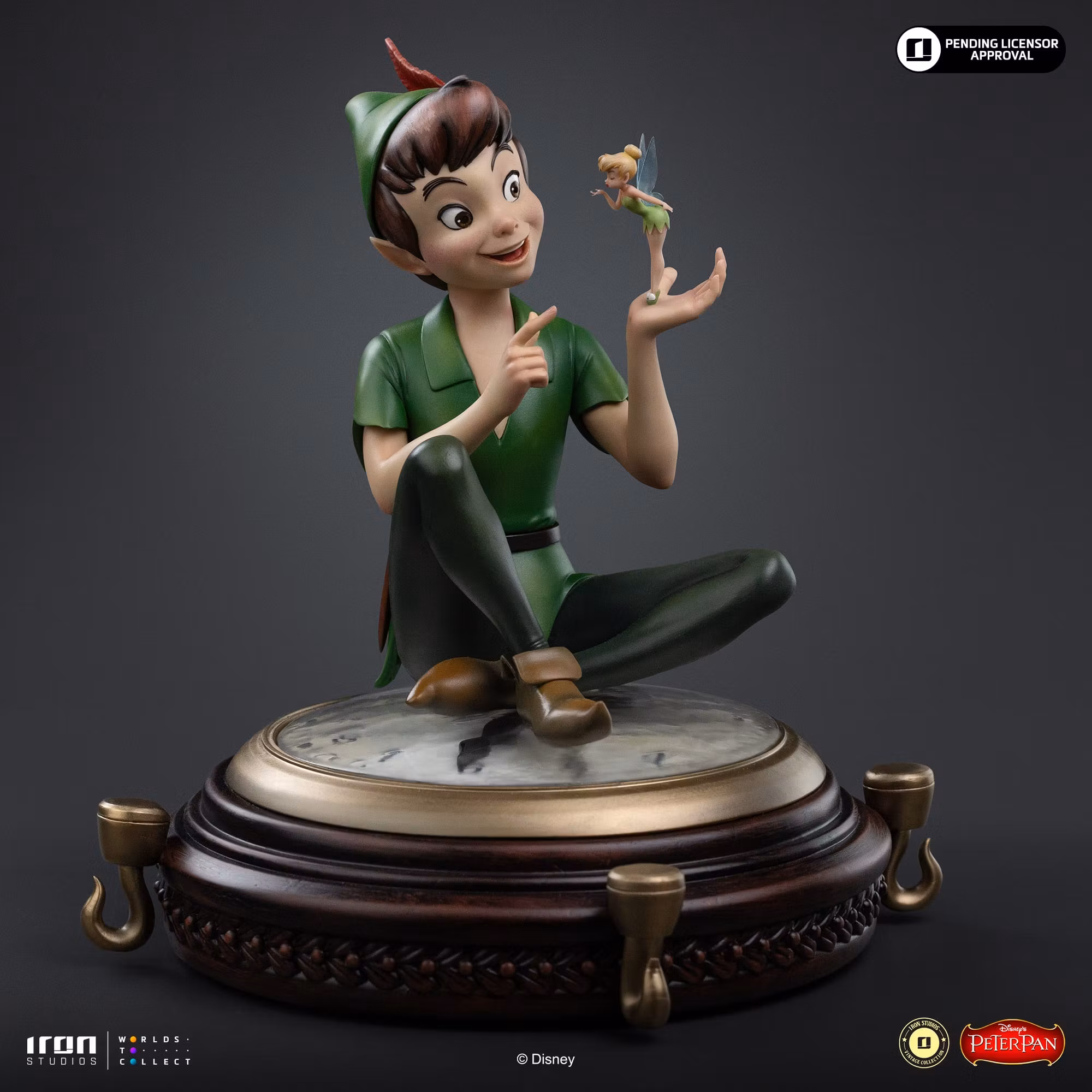Peter Pan Disney Classics Peter Pan & Tinkerbell Statue
