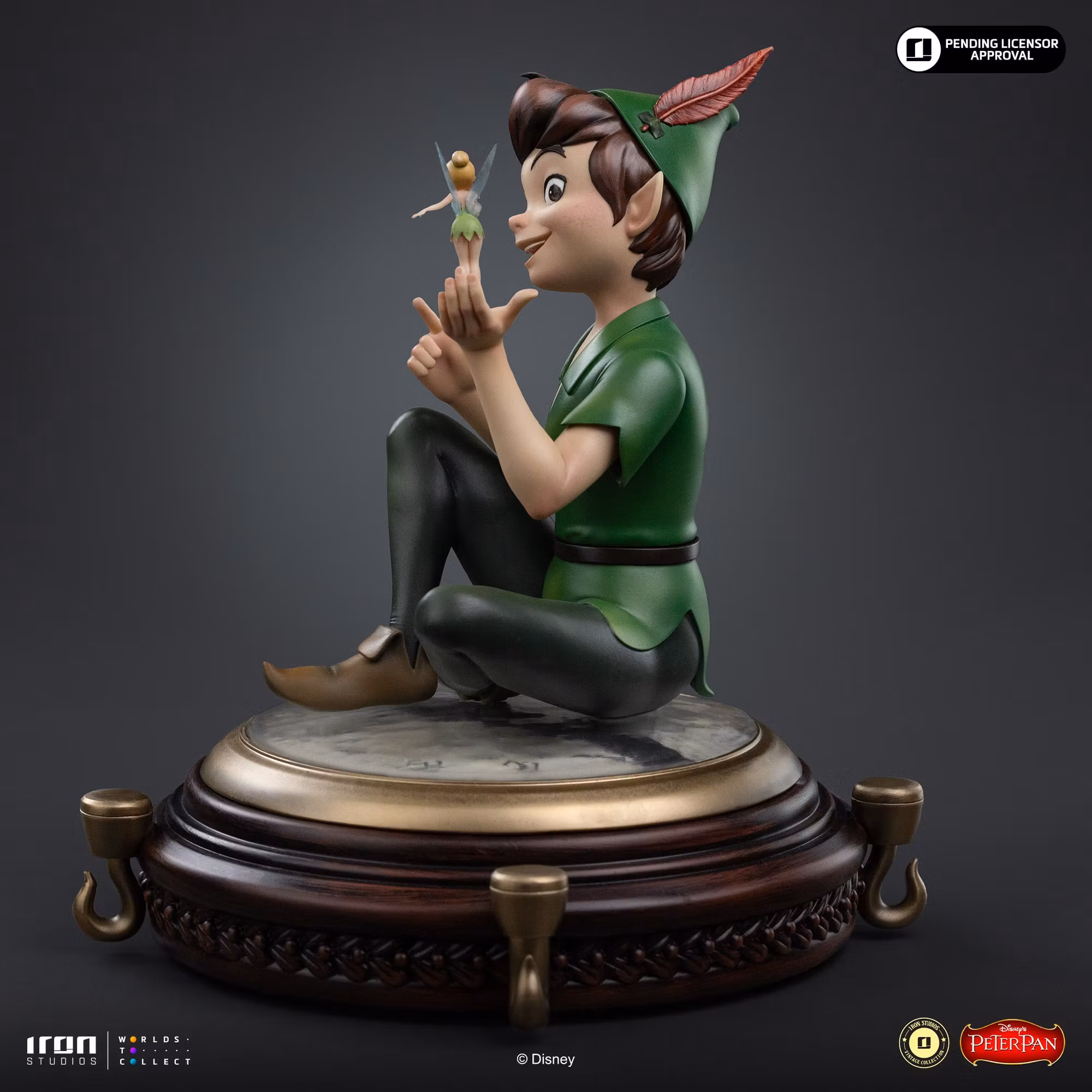 Peter Pan Disney Classics Peter Pan & Tinkerbell Statue