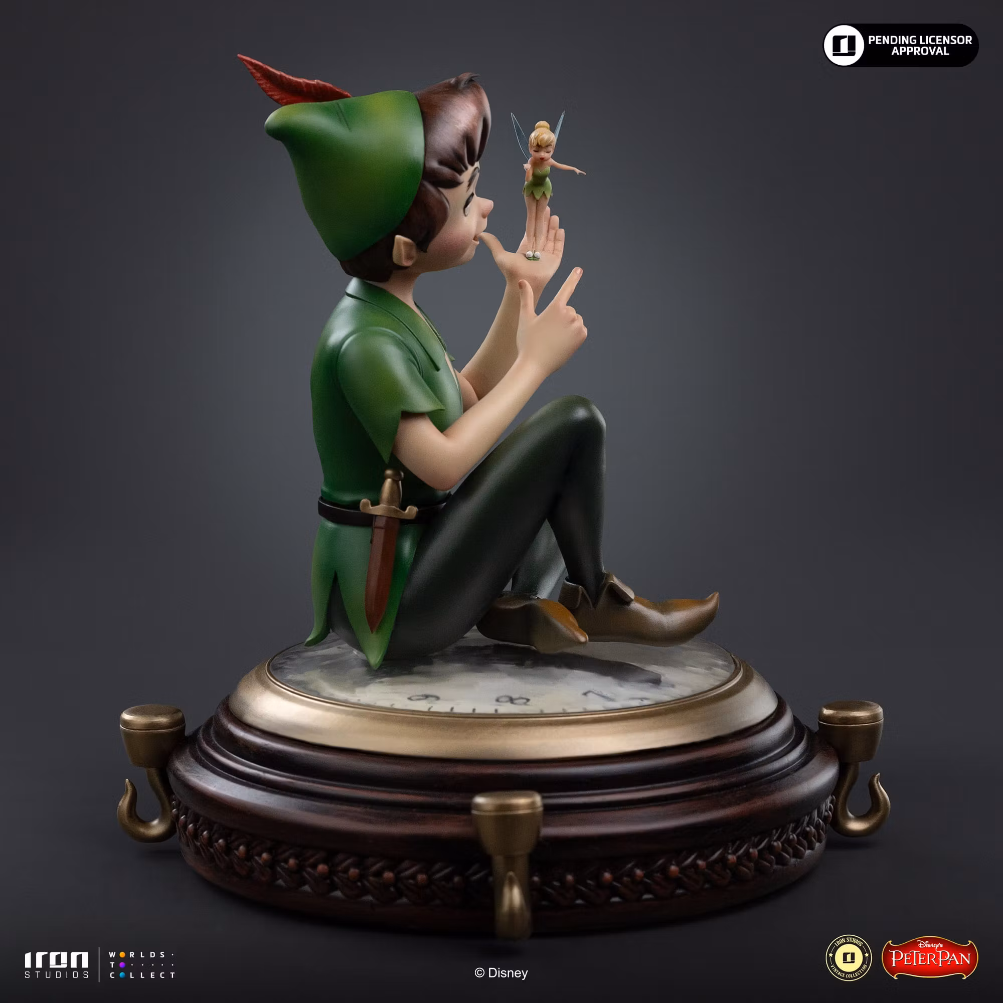 Peter Pan Disney Classics Peter Pan & Tinkerbell Statue