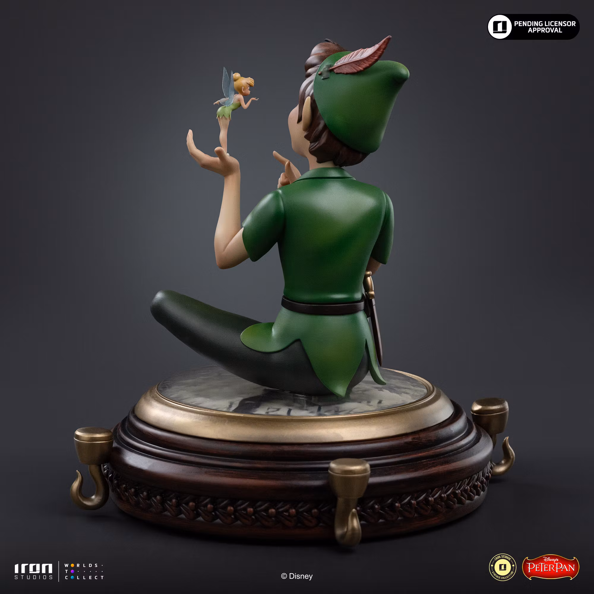 Peter Pan Disney Classics Peter Pan & Tinkerbell Statue