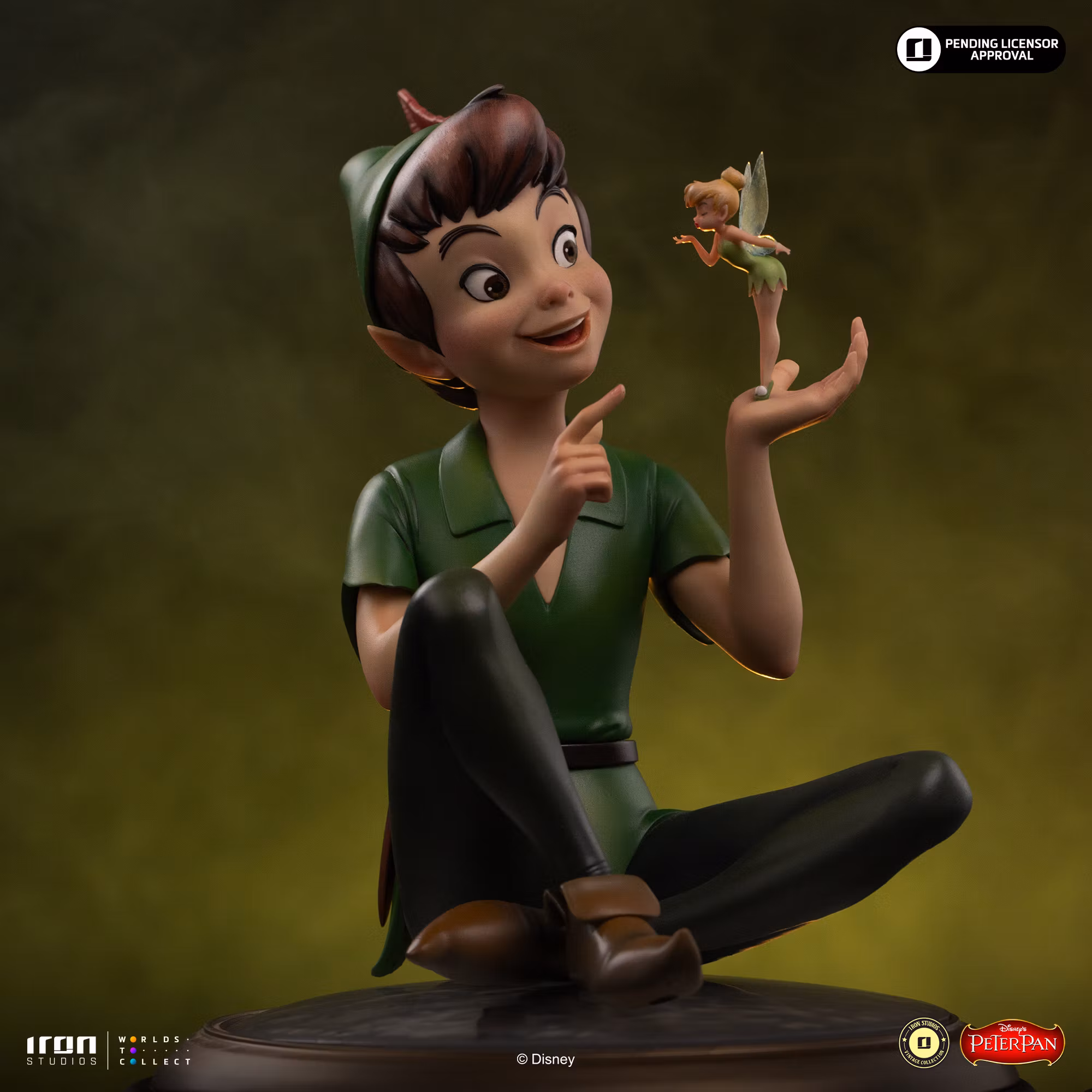 Peter Pan Disney Classics Peter Pan & Tinkerbell Statue