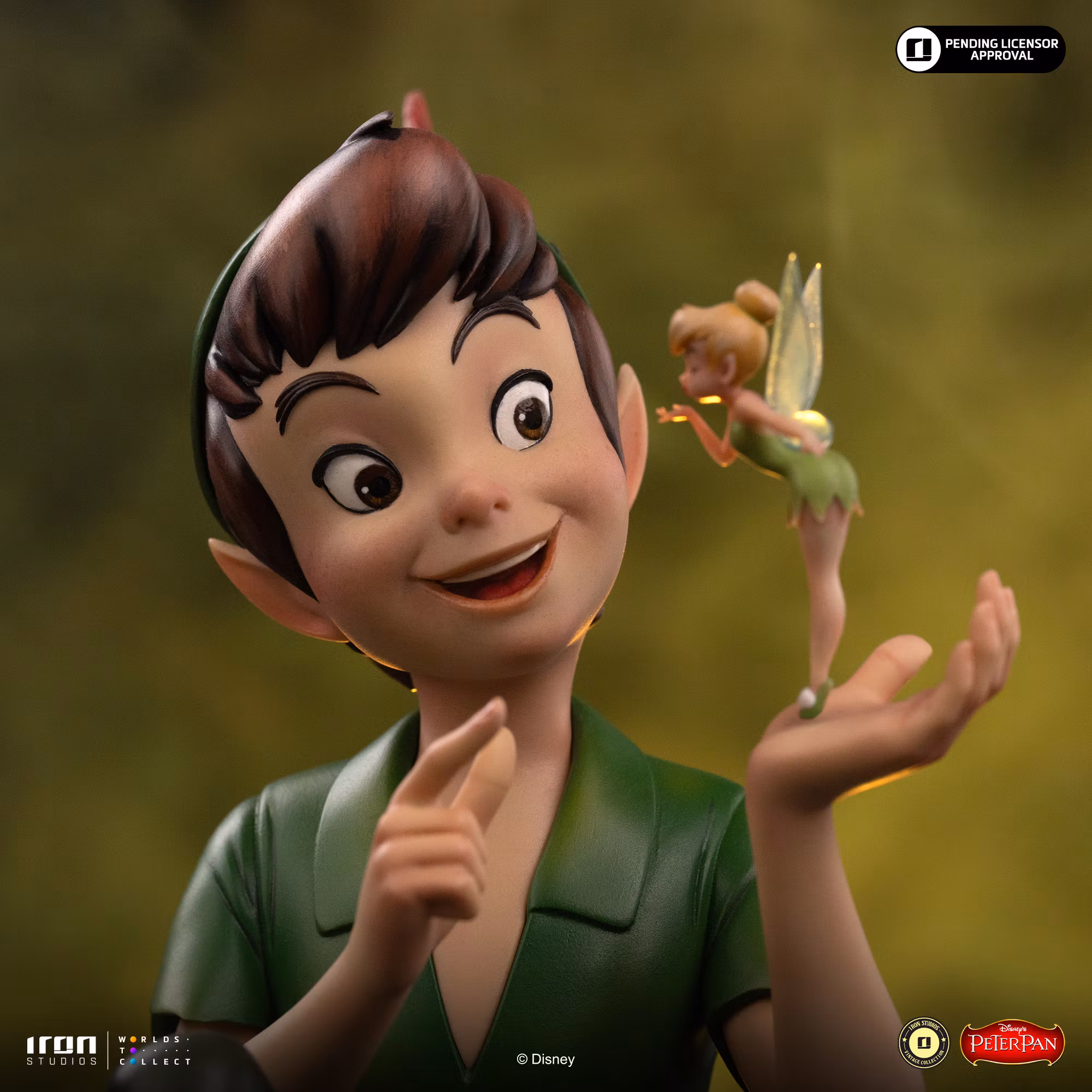Peter Pan Disney Classics Peter Pan & Tinkerbell Statue