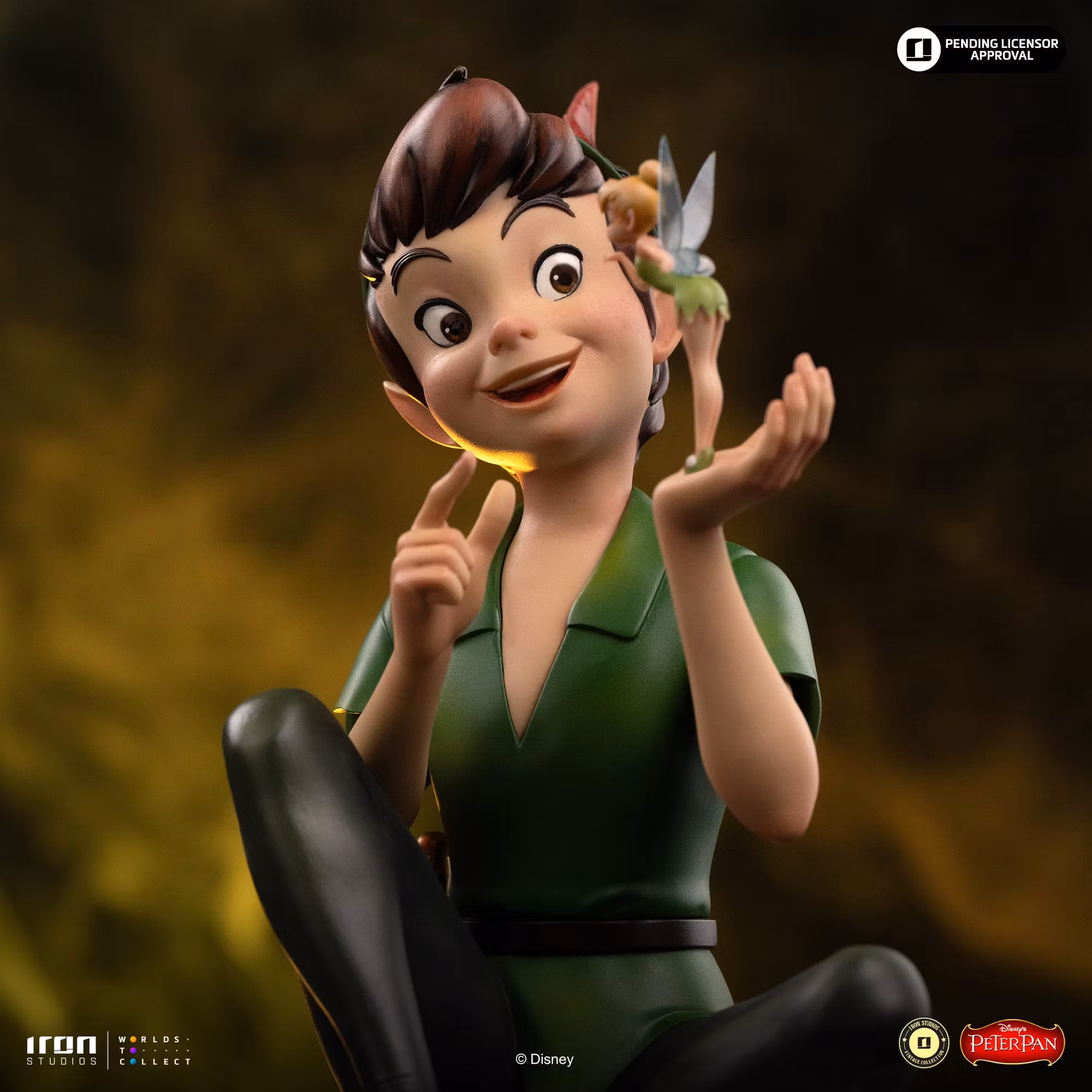 Peter Pan Disney Classics Peter Pan & Tinkerbell Statue