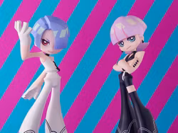 New Panty & Stocking with Garterbelt Pop Up Parade Polyester & Polyurethane Figure Set