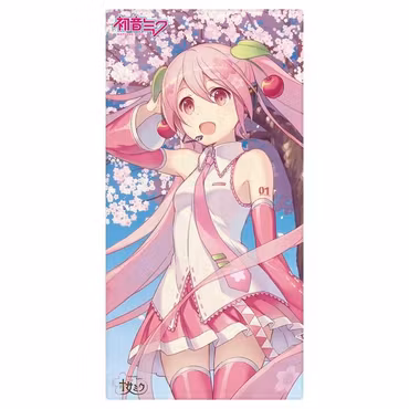 Vocaloid Hatsune Miku Towel Sakura 75 x 150