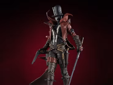 Spawn: Black, White & Red All Over Gunslinger Spawn 1/10 Scale Limited Edition Resin Statue