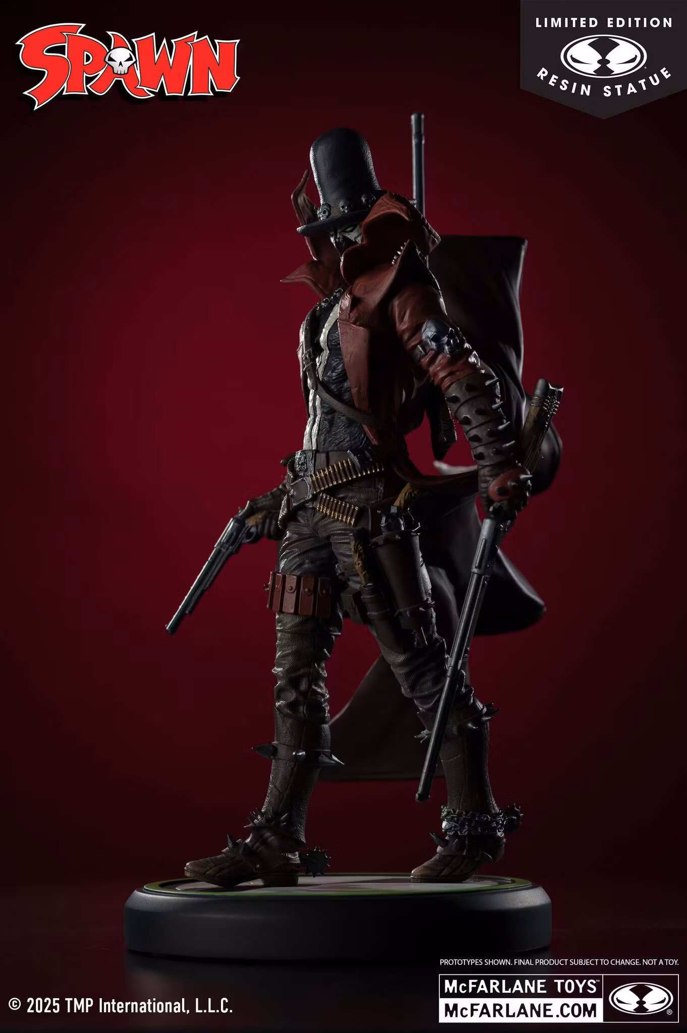 Spawn: Black, White & Red All Over Gunslinger Spawn 1/10 Scale Limited Edition Resin Statue