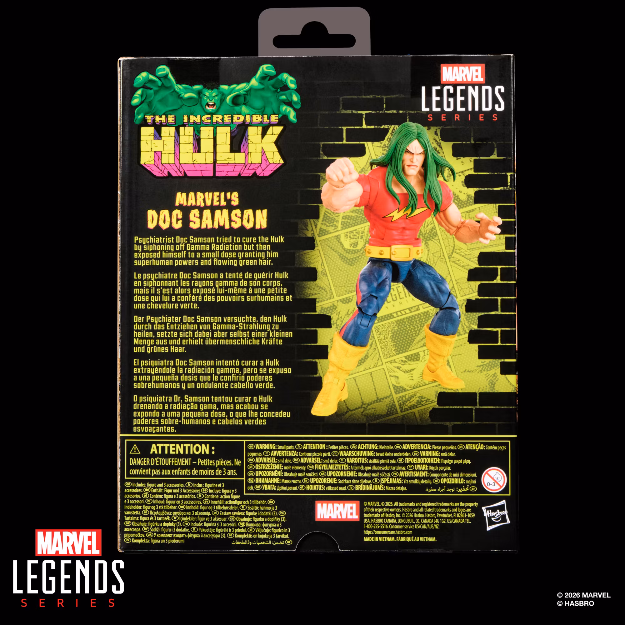 The Incredible Hulk Marvel Legends Marvel's Doc Samson Action Figure