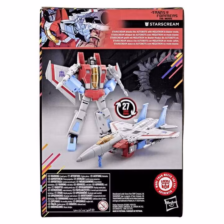 The Transformers: The Movie Studio Series Voyager Class Starscream Action Figure