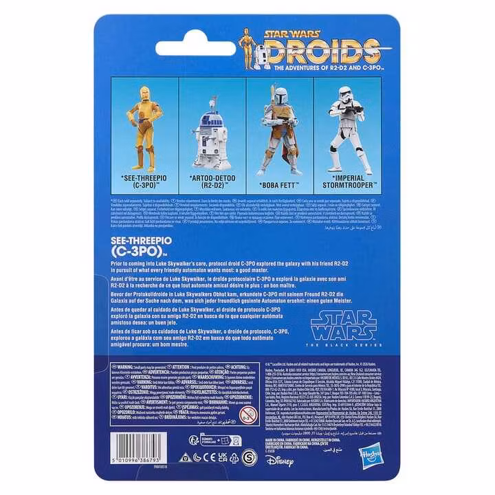 Star Wars: Droids Black Series See-Threepio (C-3PO) Action Figure