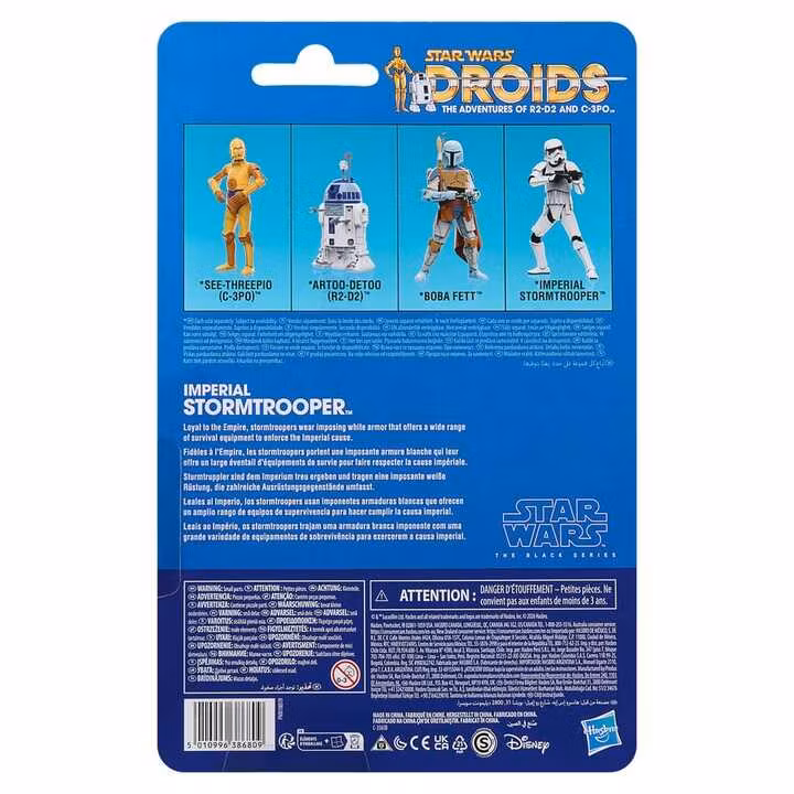 Star Wars: Droids Black Series Imperial Stormtrooper Action Figure