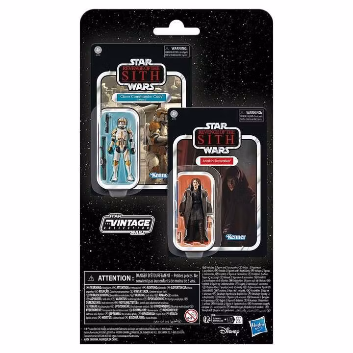 Star Wars Episode III Vintage Collection Anakin Skywalker & Clone Commander Cody (Utapau) 2-Pack Action Figure