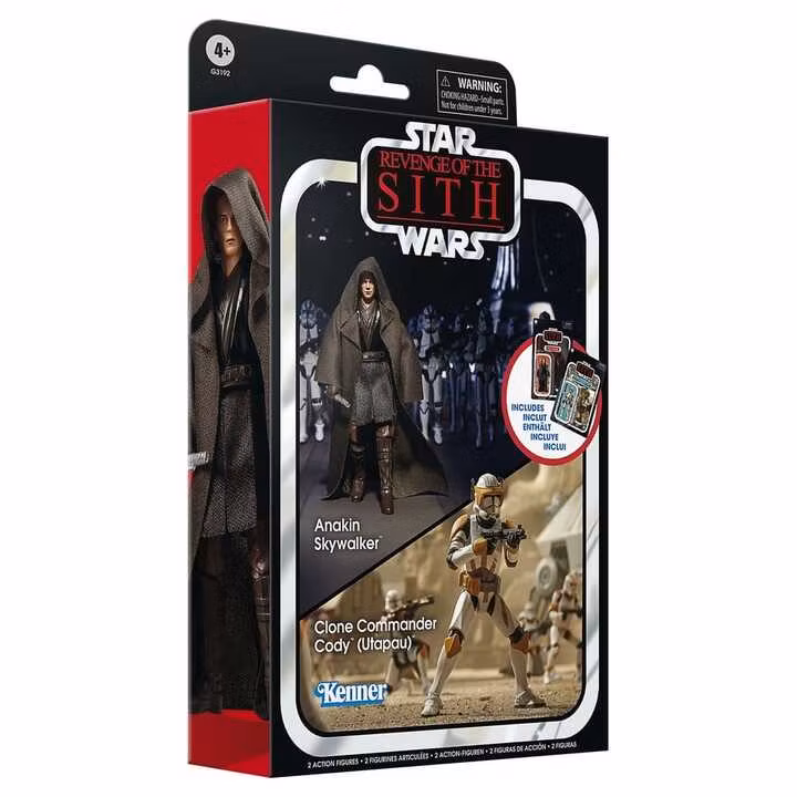 Star Wars Episode III Vintage Collection Anakin Skywalker & Clone Commander Cody (Utapau) 2-Pack Action Figure