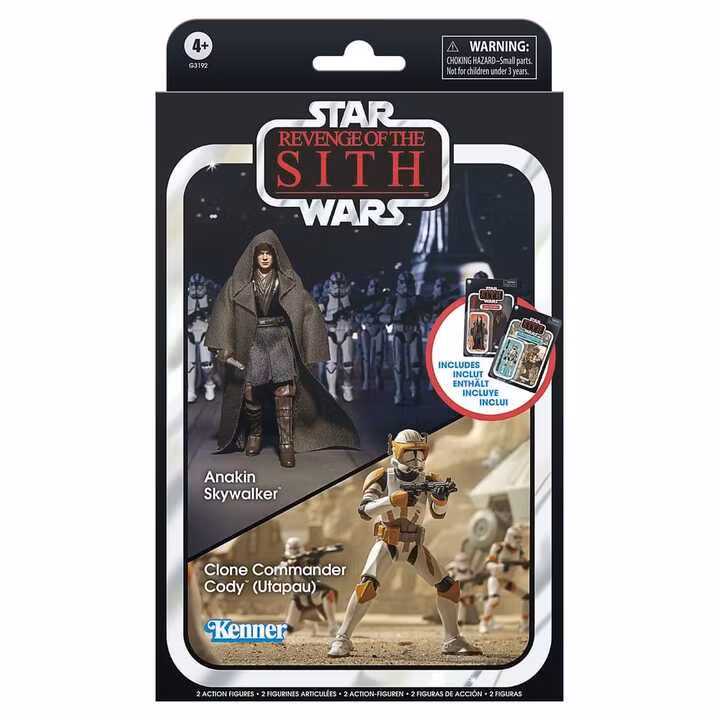 Star Wars Episode III Vintage Collection Anakin Skywalker & Clone Commander Cody (Utapau) 2-Pack Action Figure