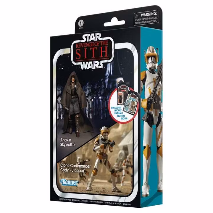 Star Wars Episode III Vintage Collection Anakin Skywalker & Clone Commander Cody (Utapau) 2-Pack Action Figure