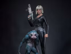 Predator: Badlands MMS900 Thia and Bud 1/6th Scale Collectible Figure