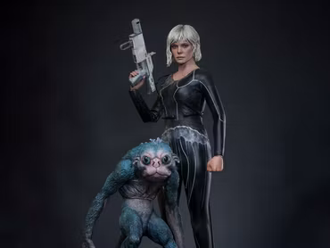 Predator: Badlands MMS900 Thia and Bud 1/6th Scale Collectible Figure