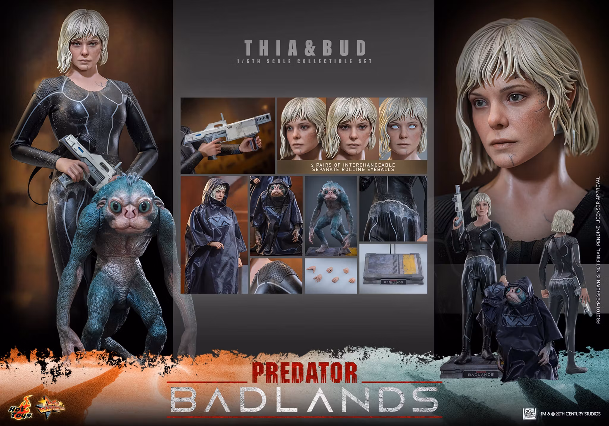 Predator: Badlands MMS900 Thia and Bud 1/6th Scale Collectible Figure