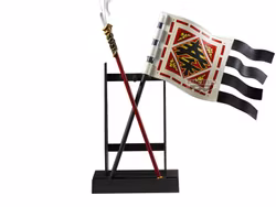 Kingdom Grandista Shin's Flag & Ohki's Glaive Figure