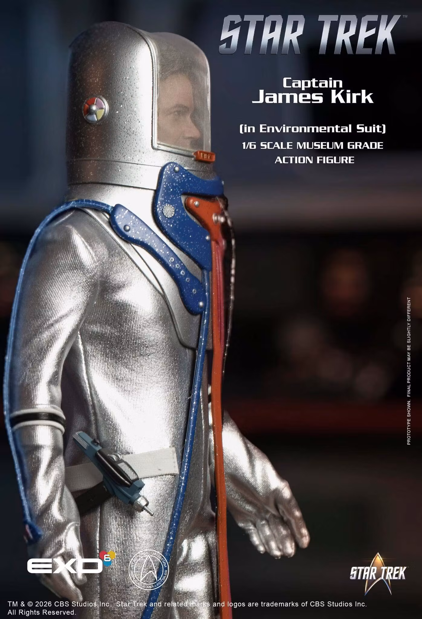 Star Trek: The Original Series Captain James T. Kirk (Environmental Spacesuit) 1/6 Scale Action Figure