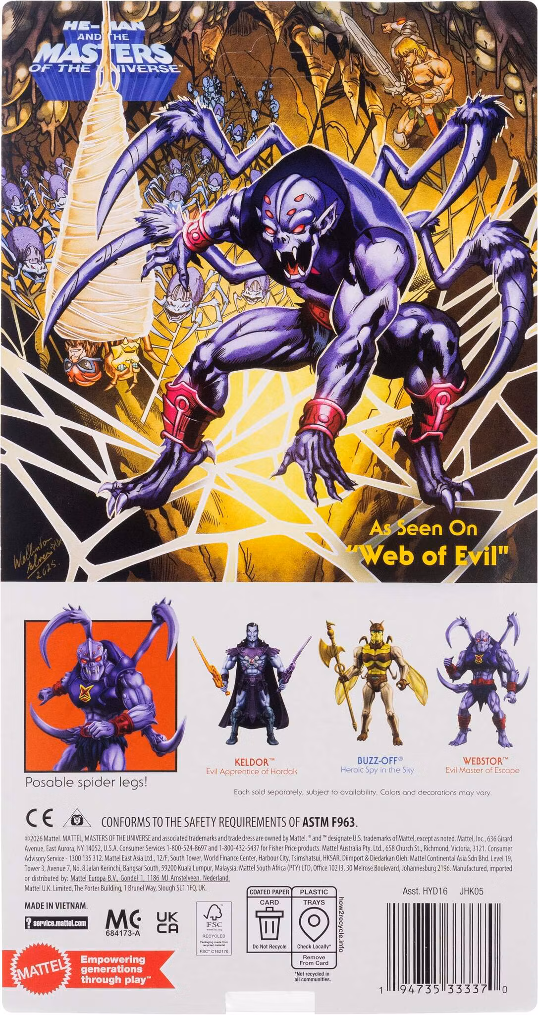Masters of the Universe: Origins Webstor (200X Cartoon Collection) Action Figure