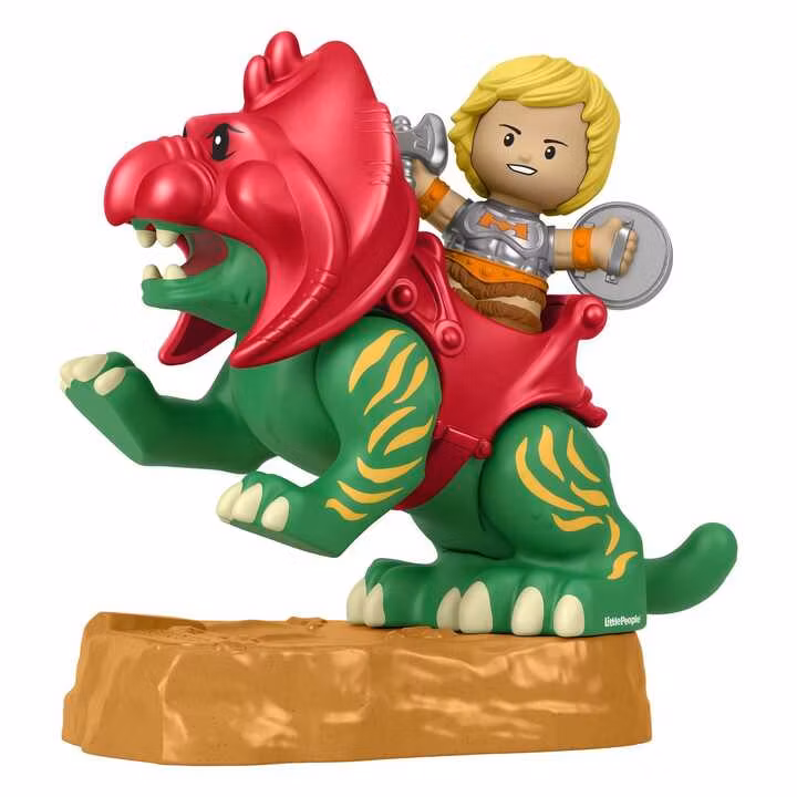 Masters of the Universe Little People Collector Figure Set He-Man & Battle Cat