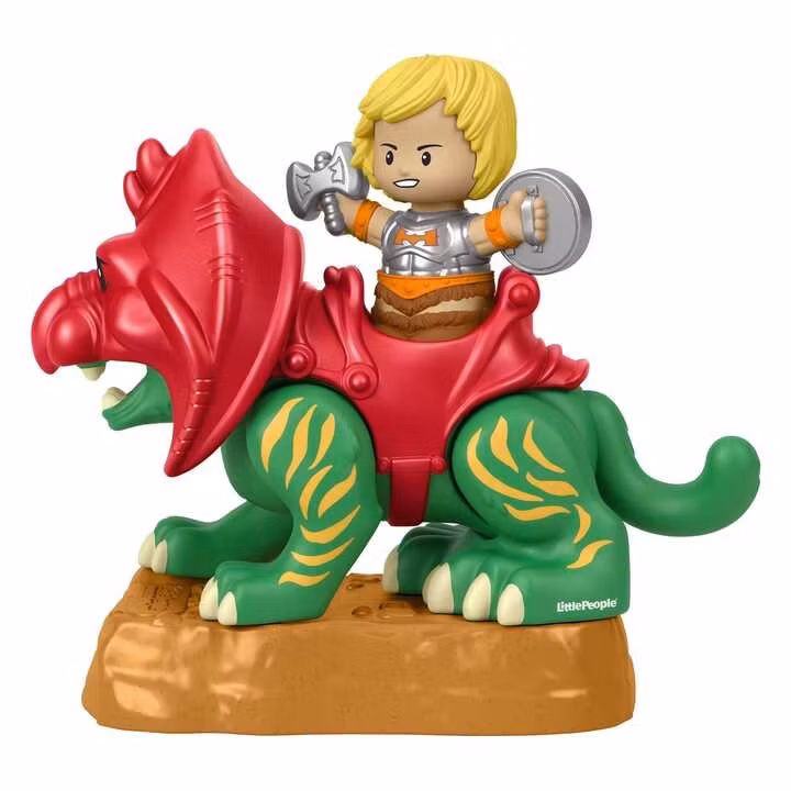 Masters of the Universe Little People Collector Figure Set He-Man & Battle Cat