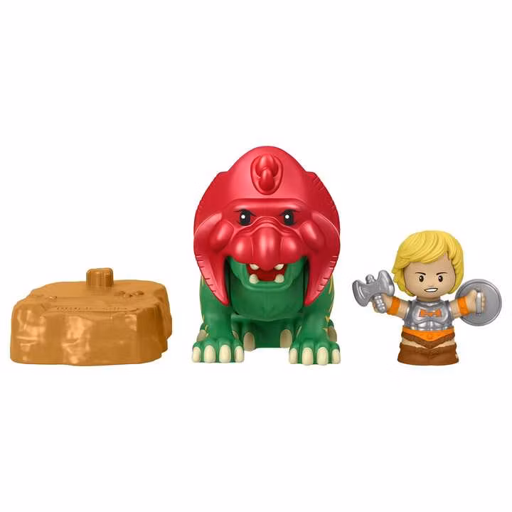 Masters of the Universe Little People Collector Figure Set He-Man & Battle Cat