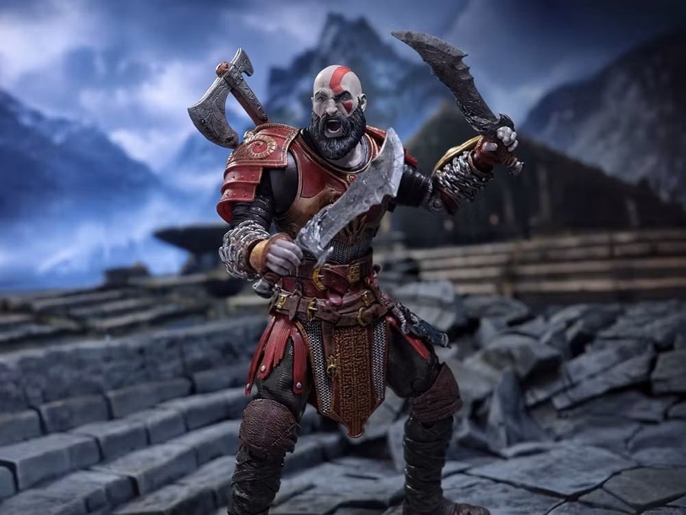 God of War Ragnarok McFarlane Elite Edition Kratos (Ares Armor) Deluxe Action Figure