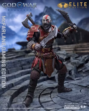 God of War Ragnarok McFarlane Elite Edition Kratos (Ares Armor) Deluxe Action Figure