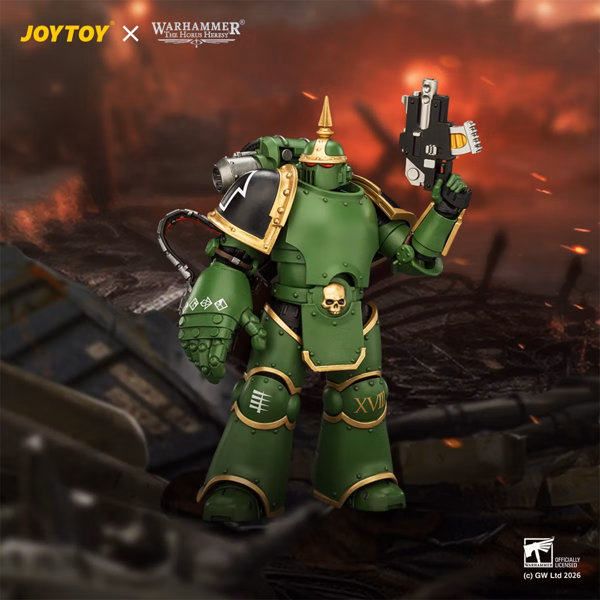 Warhammer: The Horus Heresy Salamanders MKIII Tactical Legionary 1/18 Scale Action Figure